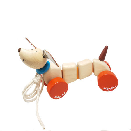 Trekfiguur hout hond