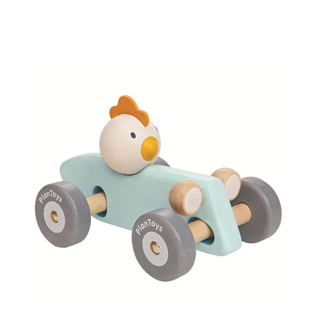 Chicken racing car van Plantoys