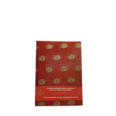 Sari bound notebook M oranjerood
