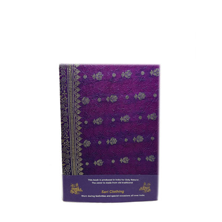 Sari bound notebook L paars zilver