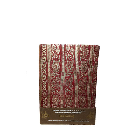 Sari bound notebook M roodbruin