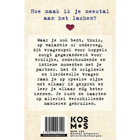 Waarom ik van je hou vragenspel