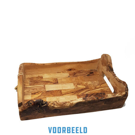 Dienblad olijfhout klein