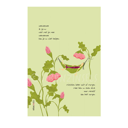 Tuinposter neeneenee