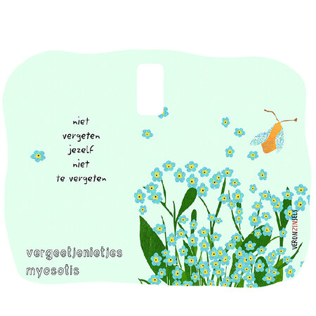 Tuinprikker vergeet me nietjes (1)