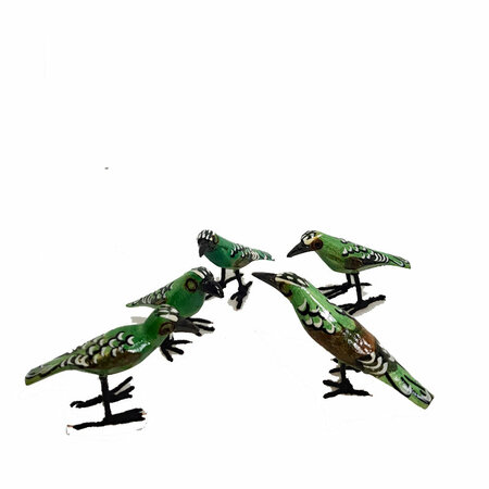 Troostvogel hout S groen (nr.8)