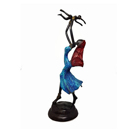 Moeder met kind in blauw (2)