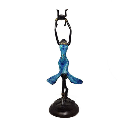 Moeder met kind in blauw (2)