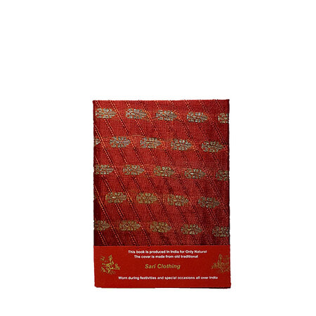 Sari bound notebook M roest (4)