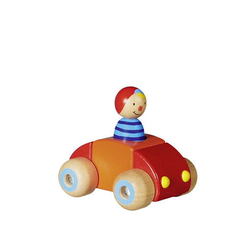 Auto hout rood