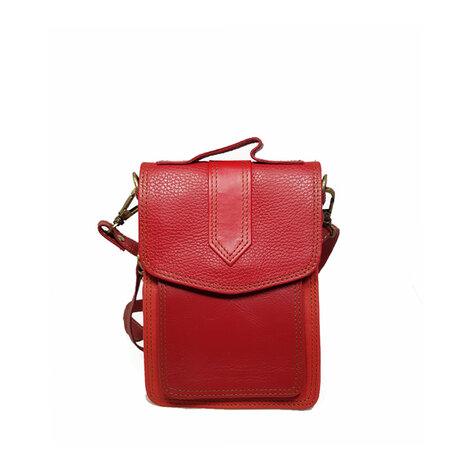 Hand- en schoudertas rood (nr.6)