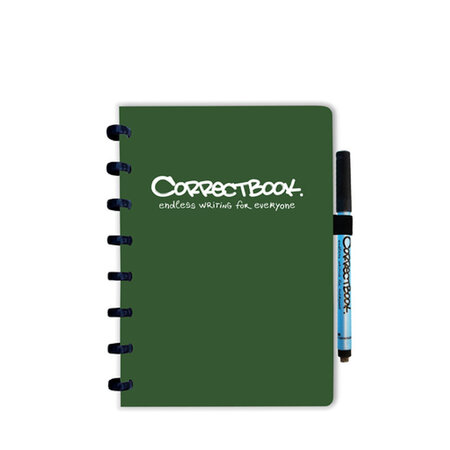 Correctbook A5 Forest green blanco