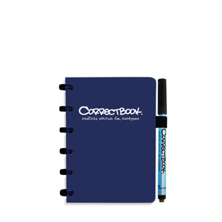 Correctbook A6 Midnight blue gelinieerd