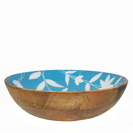 Schaal mango hout blue