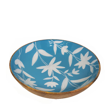 Schaal mango hout blue