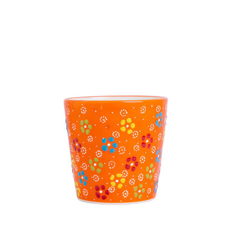 Bloempot big oranje