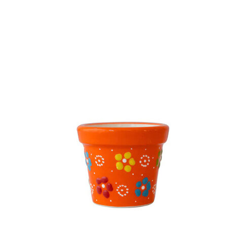 Bloempot mini oranje
