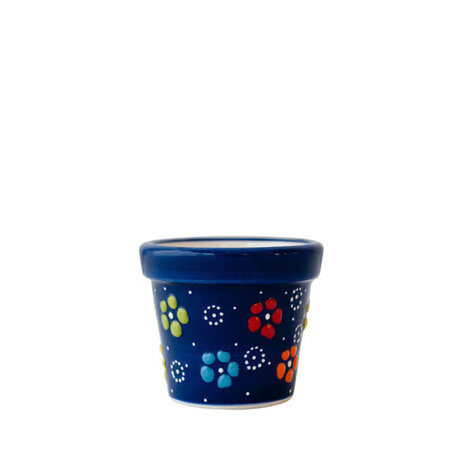 Bloempot mini donker blauw