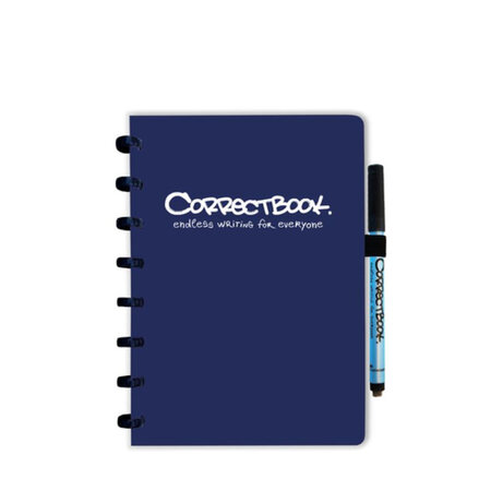 Correctbook A5 Midnight blue blanco