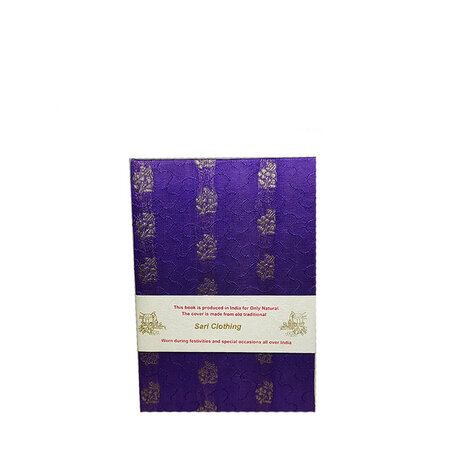 Sari notebook M paars (nr.9)