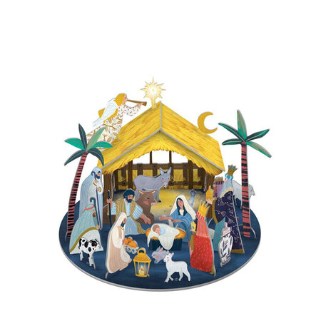 Bouwpakket karton Kerstgroep