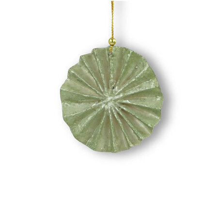 Origami capiz pulp celadon