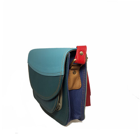 Tas leer groen