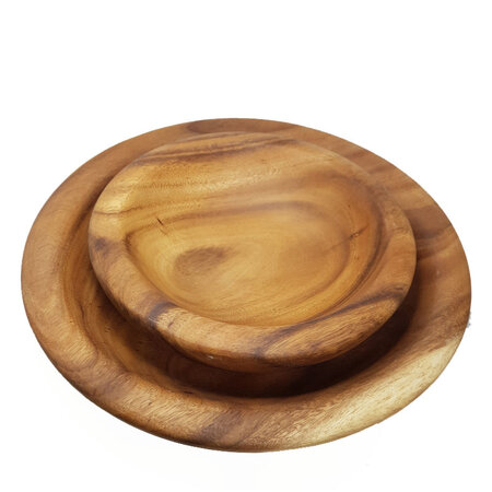 Schaal hout 30 cm