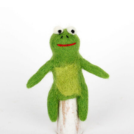 Vingerpopje kikker