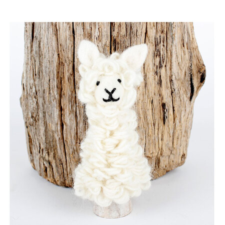 Vingerpopje schaap vilt