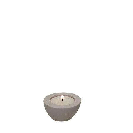 Waxinelicht pale grey