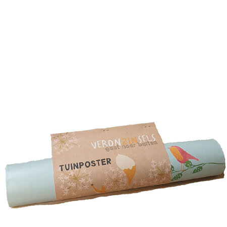 Tuinposter vrije vogel