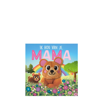 Vingerpopboekje Ik hou van je mama
