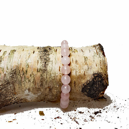 Armband halfedelsteen rozenkwarts