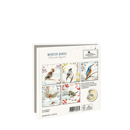 Mapje winter birds Vogelbescherming nieuw