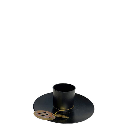 Kandelaar metaal zwart