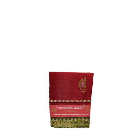 Sari notebook S donkerrood