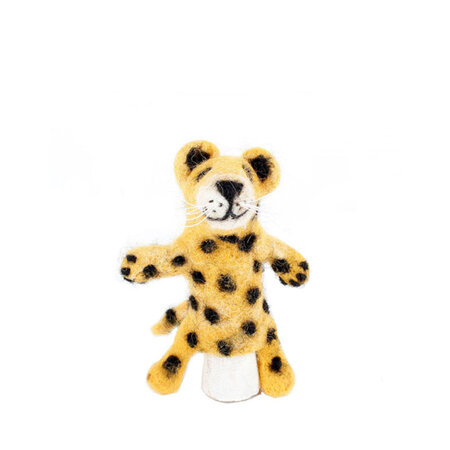 Vingerpopje panter vilt
