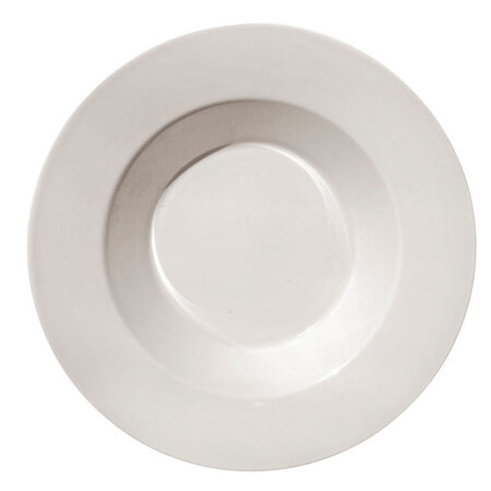 Servies Dik bord diep crème