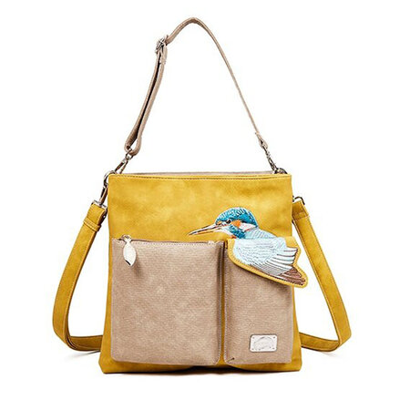 Schoudertas Kingshopper yellow