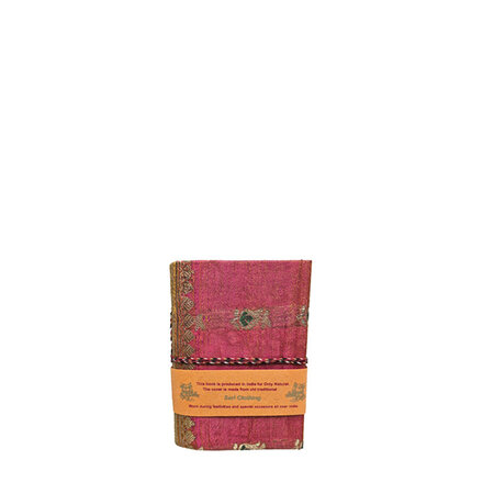 Sari notebook S rood goud