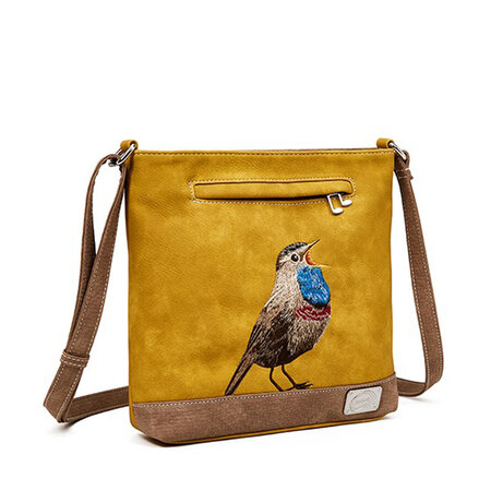 Crossbody APP yellow cognac