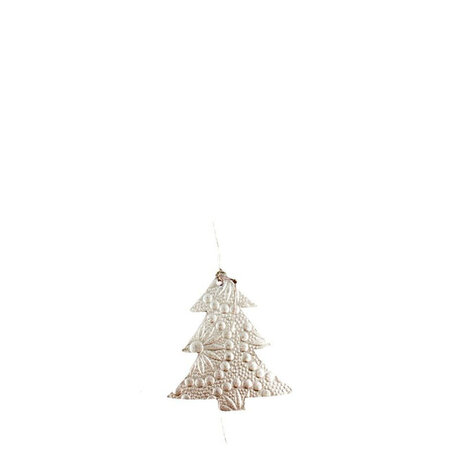 Kerstboom zilver papier
