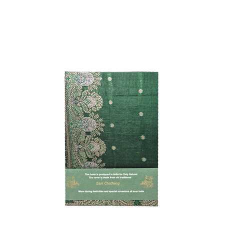 Sari notebook M groen