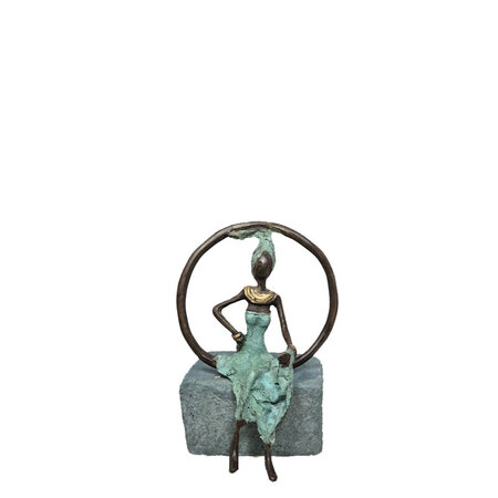 Vrouw in cirkel