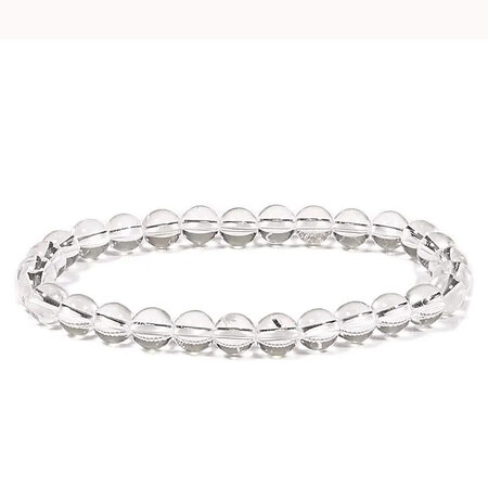 Armband bergkristal 0,6 cm