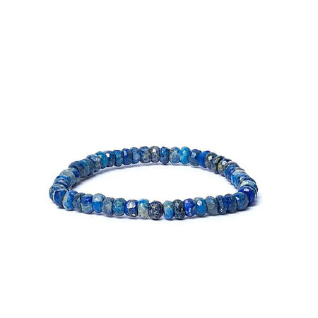 Armband lapis lazuli facet 0,6 cm