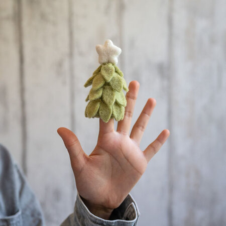 Vingerpopje kerstboom