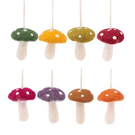 Hanger paddenstoel M/per stuk