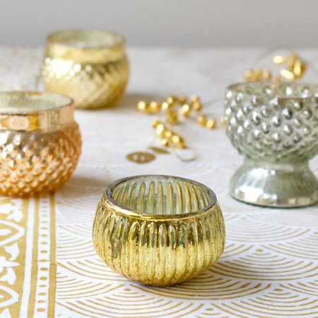 Waxinelicht goudkleur